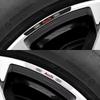 4pcs Car Wheel Hub Stickers Tire Rim Decorative Auto Logo Sticker For B Quattro TT RS Sline ABT 2.0 3.0 TDI 35TFSI A1 A2 A3