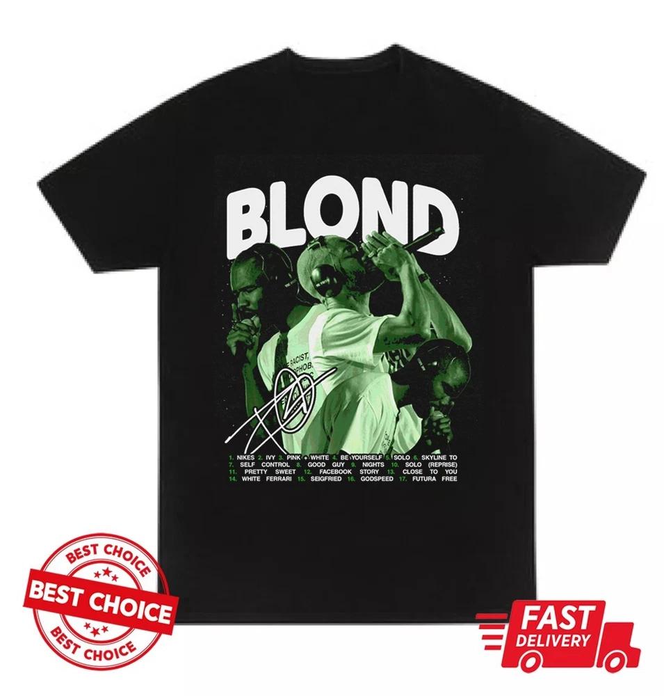 Frank Blond Album Unisex Black Shirt Shirt For Fans Frank Ocean S