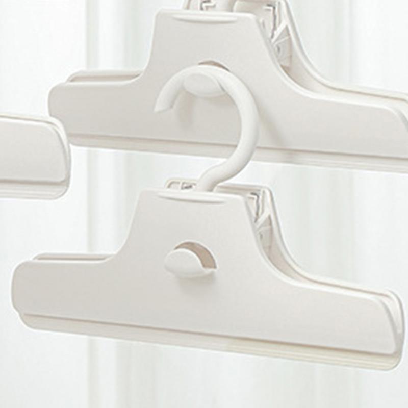 Skirt Clip Hangers Anti Slip Traceless Clip Skirt Hangers With Silicone Layer Strong Load Bearing Space Saving Multifunctional