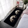 Door Mats Interior Foot Rug English Bulldog Welcome Floor Mat for Entryway Soft Hallway Carpet Kitchen Rugs Fluffy Home Decor