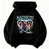 Girls' Hooded Sweatshirt Katseye Group Graphic Hoodie Harajuku-Style Pullover for Boys and Girls – Warm Autumn/Winter Sportswear