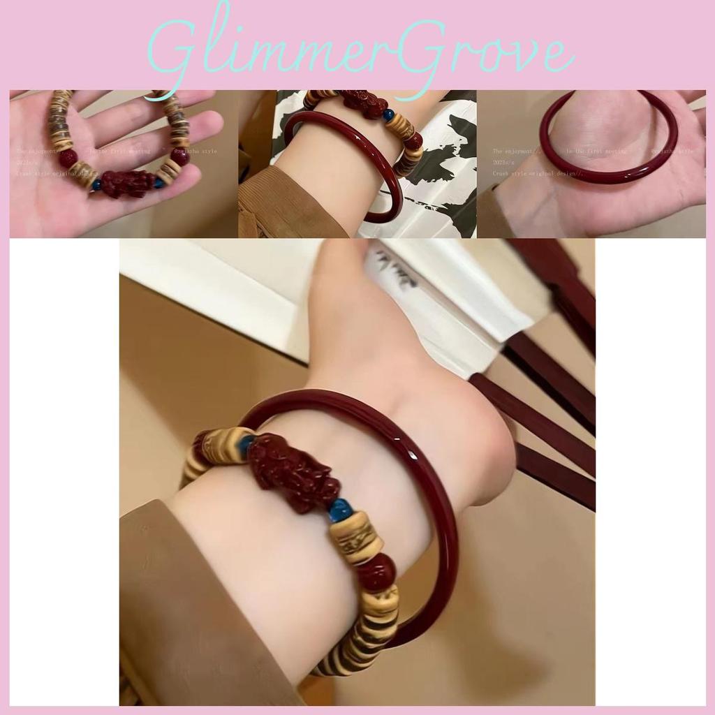 Stylish New Chinese Coconut Shell Pixiu Bead Bracelet Elegant Summer Jewelry