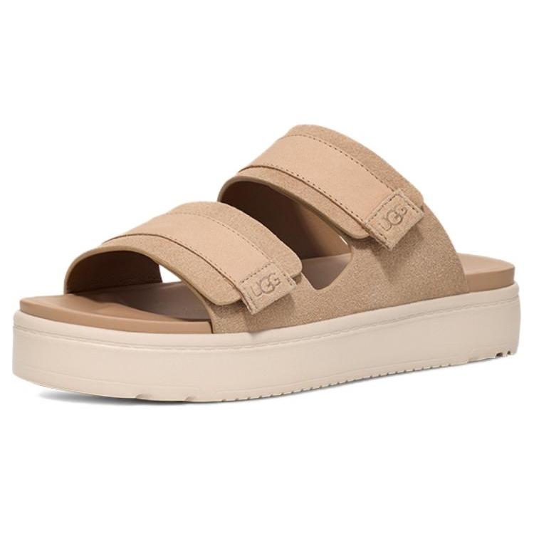 New UGG Slide Slippers Women's Light Brown 1158054-SAN
