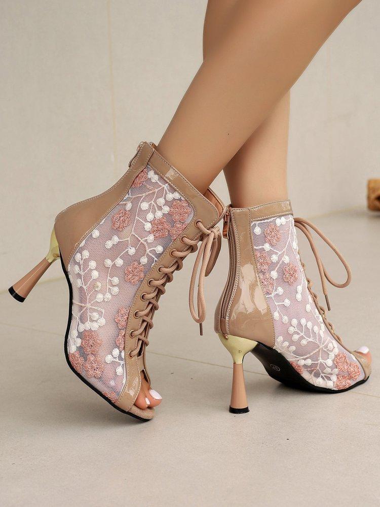 

Модные Летние Элегантные Уличные Женские Дизайнерские Тренд Шнуровка Обувь Женская Износостойкая Удобная Модная Обувь Ботинки для Женщин 42 хаки