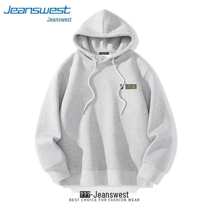 Jeanswest Men's Heavyweight Loose Fit Pullover Hoodie