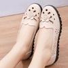 Sommer Lochschuhe Damen mittel rutschfest weichsohlig Freizeitschuhe bequem und atmungsaktiv Freizeitschuhe zum Alter von