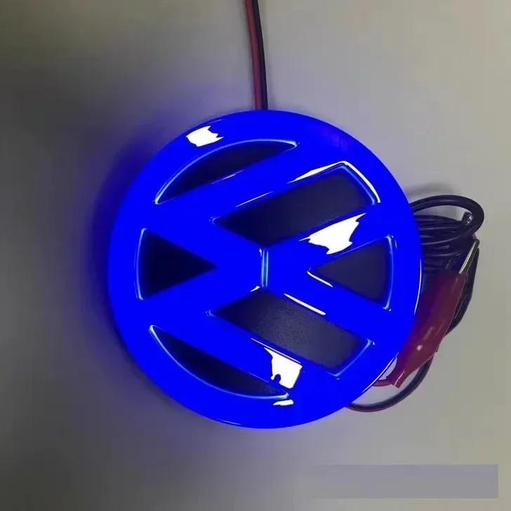 

2025 Hot Volkswagen 11CM 4D LED Car Front Rear Emblem Badge light For VW Polo Golf Jetta Beetle CC Tiguan Touran Passat MK7 MK5 11cm