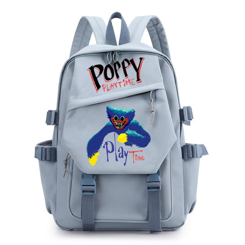 Poppy Waterproof Women's Backpack Girl Schoolbag Large Capacity Travel Leisure Shoulder Bag