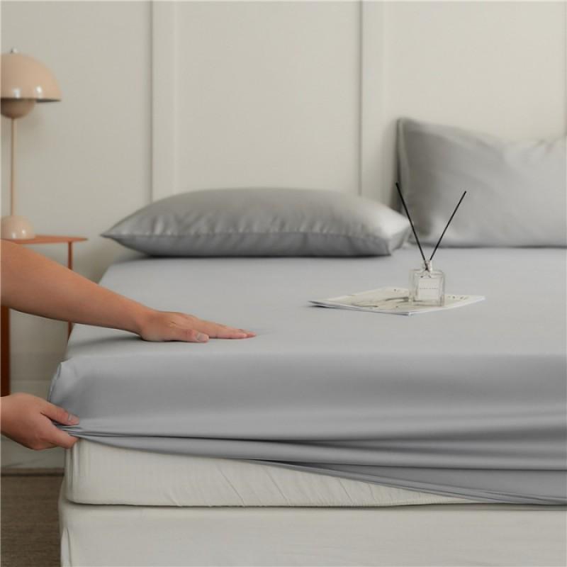 60S Tencel Bed Skirt Cover Single Piece Lightweight Luxury Cool Touch Mattress Protector