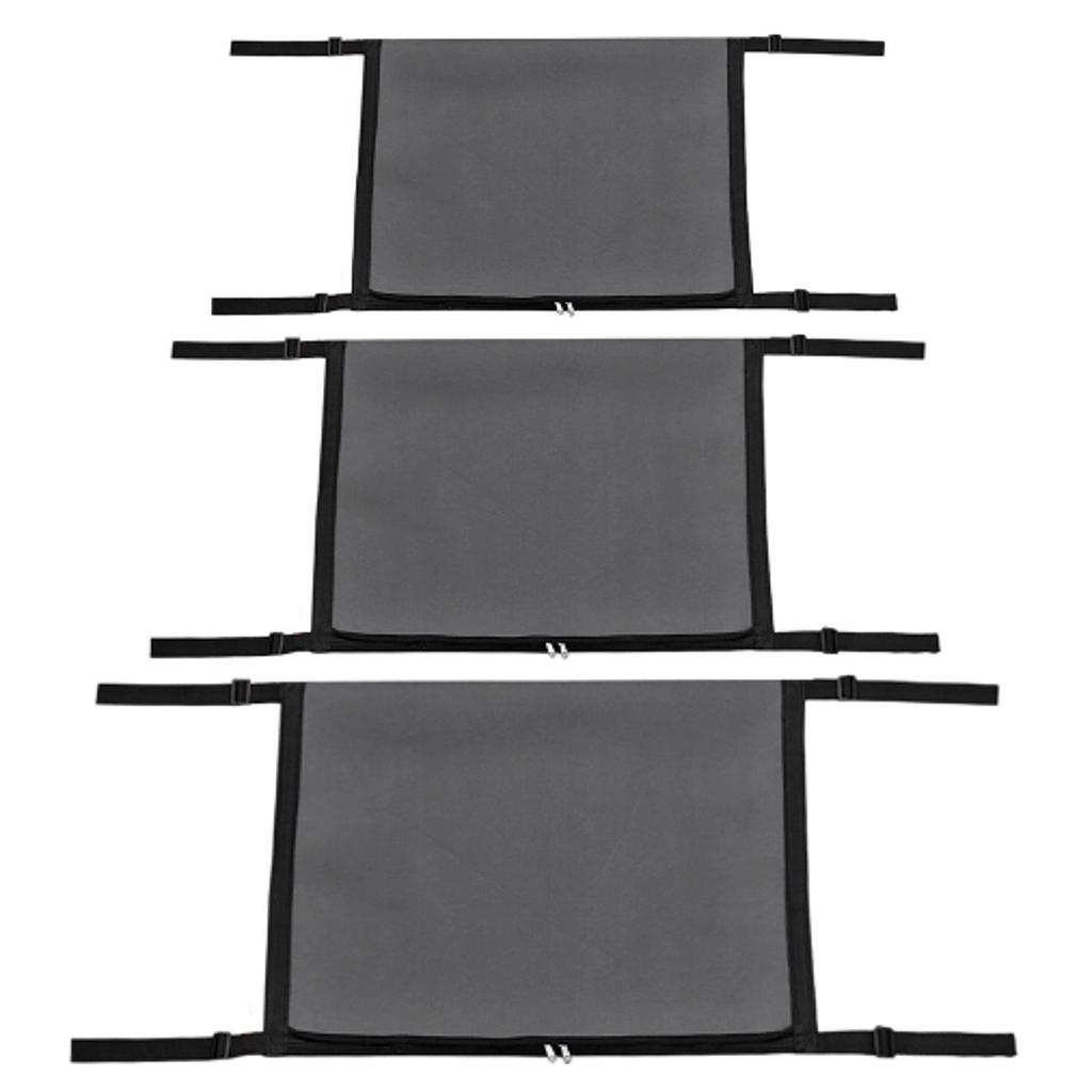Car Ceiling Cargo Net Pocket with Double Zipper Roof Storage Organizer Mesh Bag Easy Installation for Sedan Interior