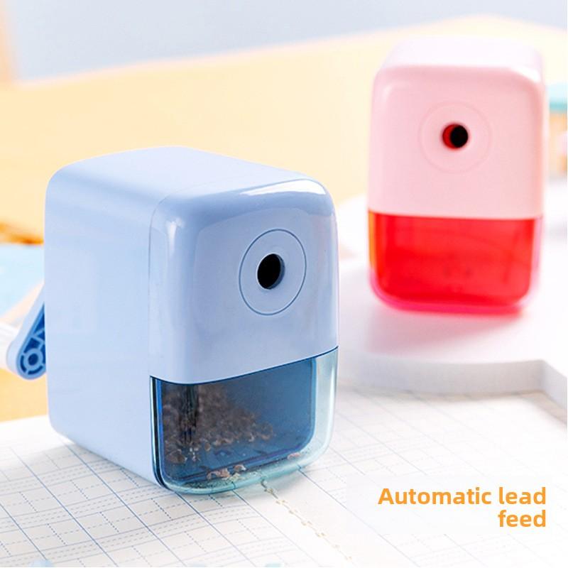 Hot Selling Mechanical Hand-Cranked Automatic Pencil Sharpener Plastic