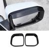 For GMW Haval H3 2024 2025 ABS Chrome black Exterior Rearview cover Side Mirror Rain Eyebrow cover Decorative Car Accessories