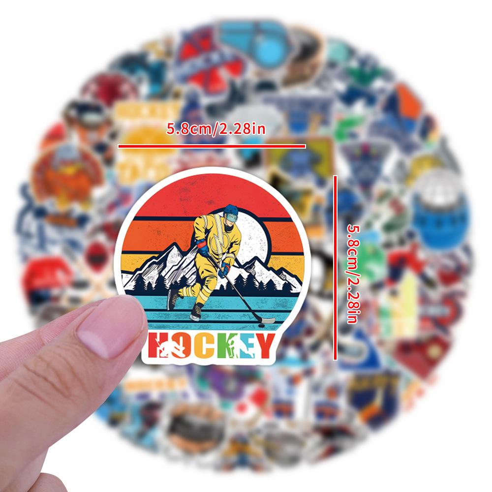 110 New Ice Hockey Ice Hockey Graffiti Stickers Decorate Notebook Suitcase Mobile Phone DIY Stickers