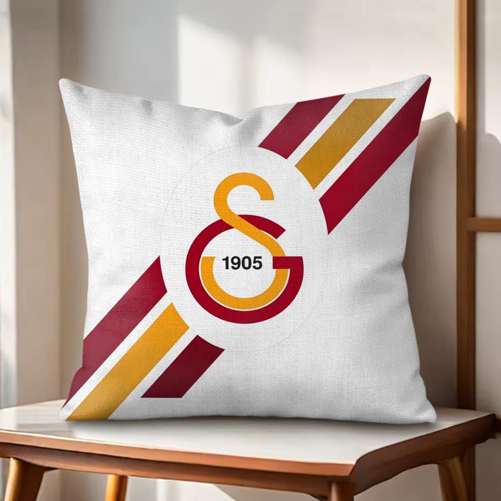 

Classic GGalatasarayS Cushion Cover Natural Linen Organic Fabric DoubleSided Printing Couch Pillow Covers Home Decor 30x30cm