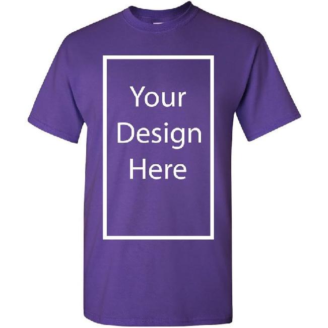 Add Your Own and Text Design Custom Personalized Adult T-Shirt Tee
