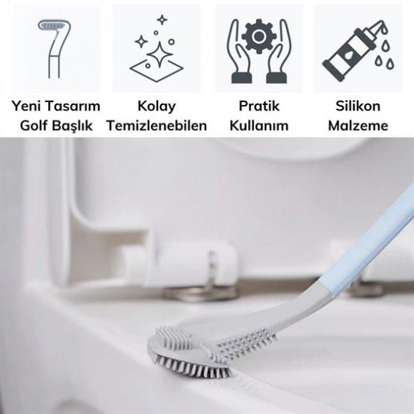 

Buffer® Golf Design Силиконовый унитаз Щетка для чистки кухни с крючком в подарок Renk Beyaz