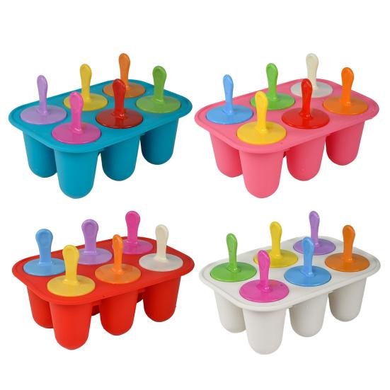 Silicone Popsicles Molds BPA-Free Easy Release Ice Pop Mold with Sticks