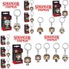 Funko Pop Stranger Things Porte-clés en PVC Pendentif de sac Porte-clés Cadeau de Noël parfait pour les fans !