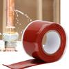 Waterproof Tape Strong Stickiness PVC PPR Pipes Repairing Supplies 1 Meter Length WhiteCelsiusRed