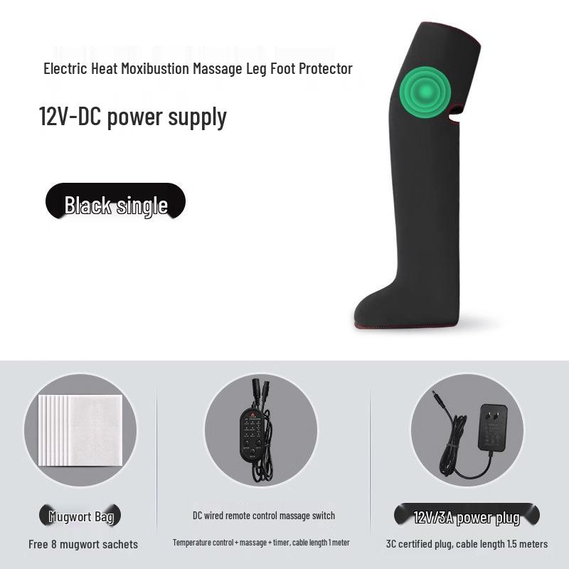 Electric Heated Knee Brace Massager for Joint Pain and Cold Protection