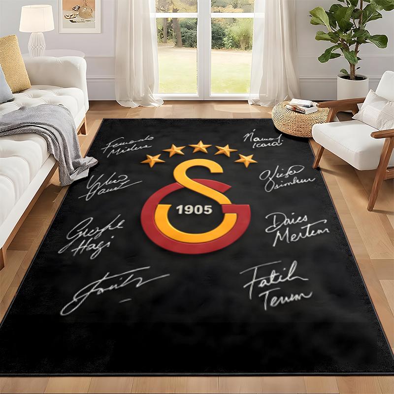 Galatasaray Carpet Door Mat for Living Room or Bedroom Protective Mat Under Chair Office Decoration Christmas Gift Birthday Present