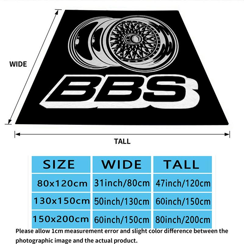 1PC Bbs Patterned Flannel Blanket Suitable For All Seasons For Home Decor Warmth And Comfort Gifts Holiday Present