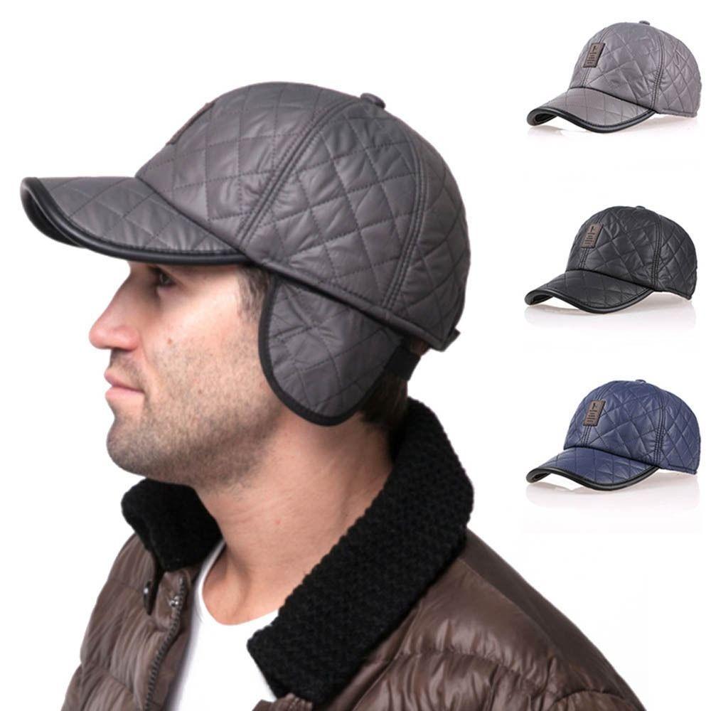 

Уличная зимняя защитная кожаная бейсболка с козырьками, кепка Snapback, корейский стиль, шляпа grey-A