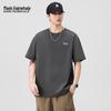 Mark Fairwhale Men's 100% Cotton Loose Fit Letter Print Short Sleeve T-Shirt
