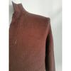 Men's V Neck Knit Pullover Sweater, Solid Color Long Sleeve Top, Fall Winter Loose Versatile Knitwear