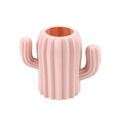 Vase en forme de cactus, surfaces mates, style scandinave, imitation émail, pour décoration d'intérieur, cadeaux