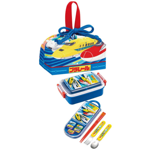 Skater Children's Lunch Drawstring Bag, Plarail 24, Made in Japan, KB7-A