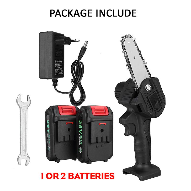 26V Portable Rechargeable Electric Saw High Carbon Steel Woodworking Electric Saw New