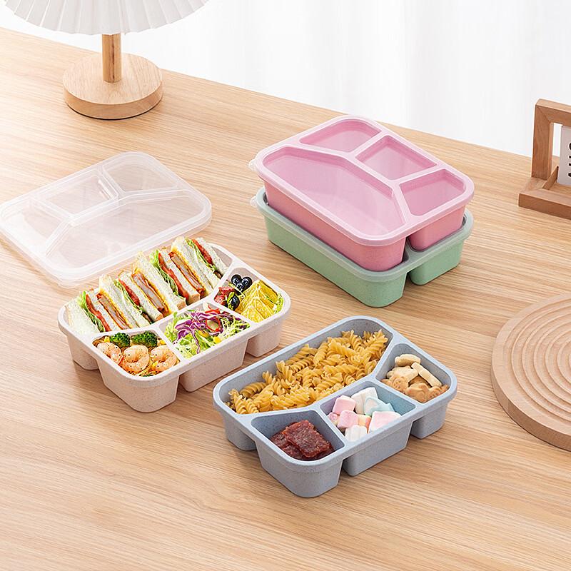 Wheat Straw Japanese-Style Divided Lunch Box