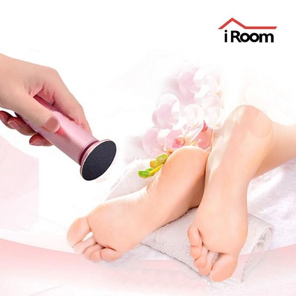 Iroom Premium Fuß-Hornhautentferner Komplettset (Weichspüler + Pad + Scheuerringkopf), 1 SET