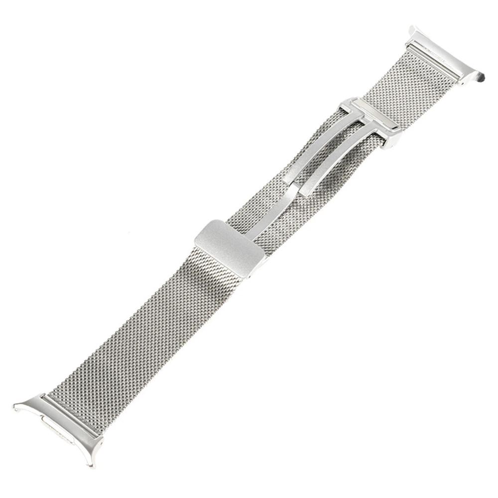 

Watch Band For Samsung Galaxy Watch Ultra (2025) 47mm/Ultra 47mm Fine Mesh Folding Clasp Metal Strap D