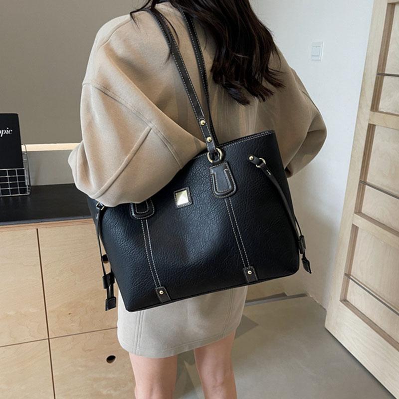 Fashionable Casual Tote Bag Women's Large Capacity Commuting Versatile Handbags  New Ladies Travel One Shoulder Bags