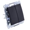 Candlestick switch (module) 10AX, 250V~, quick connectors, matt black Simon54