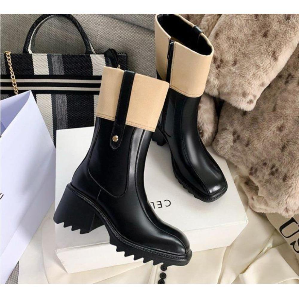 

Женские ботинки Новые женские повседневные ботинки-носки из эластичной ткани Модные женские туфли на шнуровке Платформенные ботинки Готические женские 39