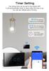 Graffiti Smart Voice-Controlled WiFi Touch Switch Panel, Alexa-Compatible, US Specifications