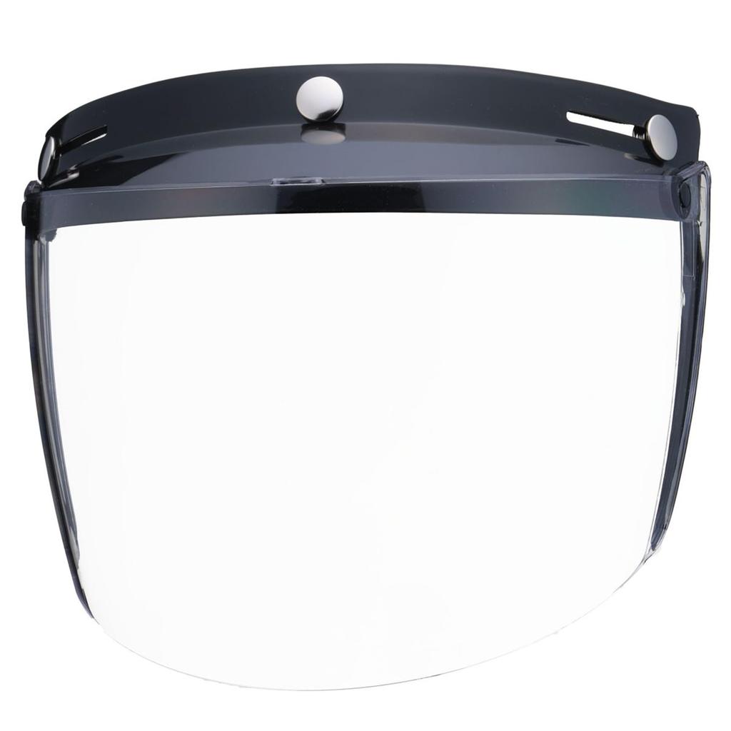 Shield Jet Full Vintage with Super Compatible with Standard SG Standard Helmets TT&CO. Flip-Up Shield, Clear, Helmet, Face, [Compatible