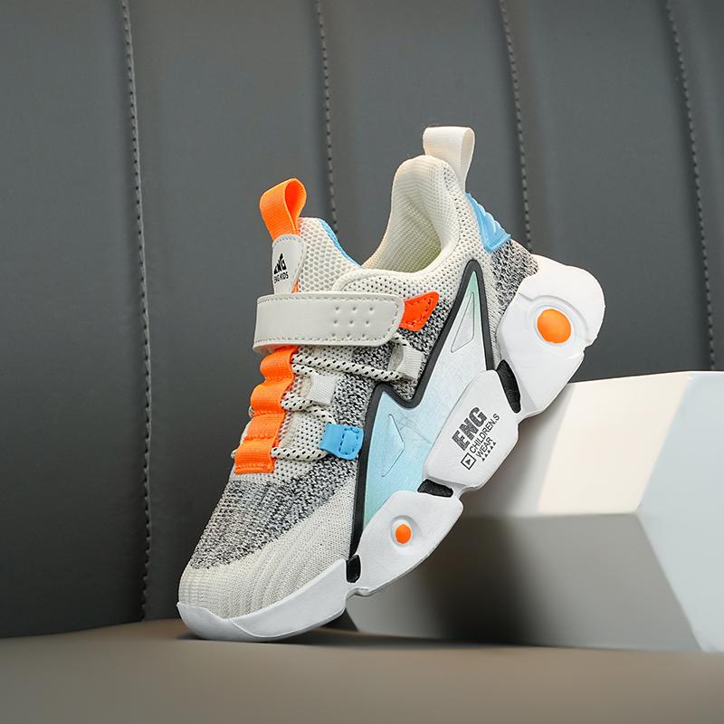 New Fashionable Children's Casual Sports Shoes, Comfortable and Breathable Mesh Shoes for Students