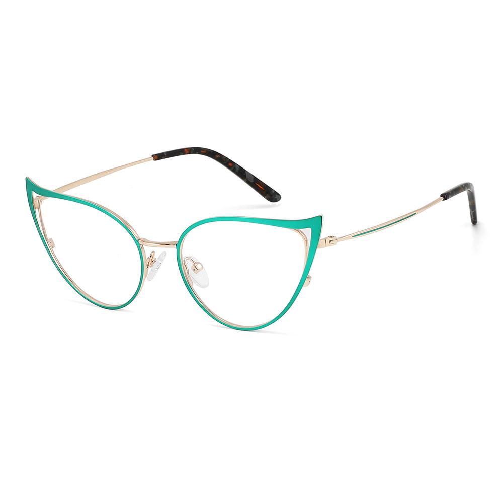 

Жіночі окуляри для читання «Котяче око», окуляри з оправою, що блокують синє світло, фотохромні окуляри, модні оправи для окулярів за рецептом для міопії +200