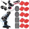 Motorcycle Helmet Chin Mount Kit Stable Non-Damaging Bracket for  Hero 13 12 11 10 Motocross Stunt Performance Shooting