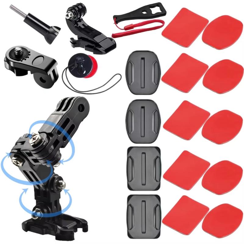 Motorcycle Helmet Chin Mount Kit Stable Non-Damaging Bracket for Hero 13 12 11 10 Motocross Stunt Performance Shooting