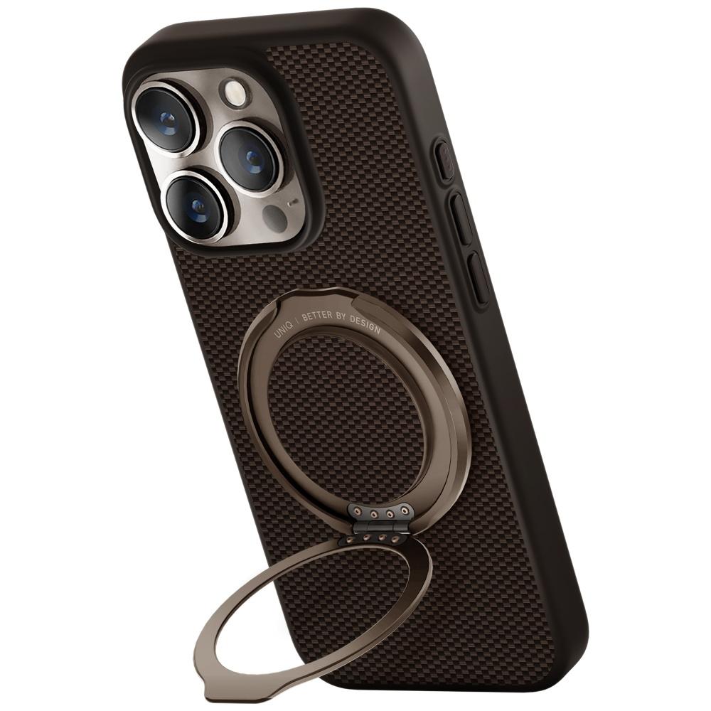 Etui do iPhone 16 Pro UNIQ Magclick GripFit Brązowy