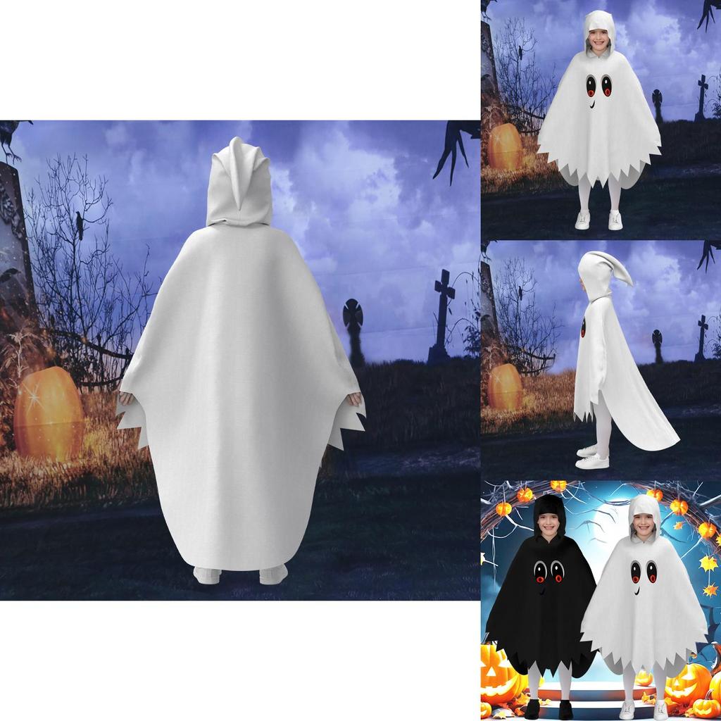 Halloween Ghost Costume For Kids With Glo Dark Features For Party And Role Play