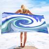 Colorful Whirlpool Series Seaside Vacation Beach Towel Swimming Bath Towel Microfiber Sports Towel