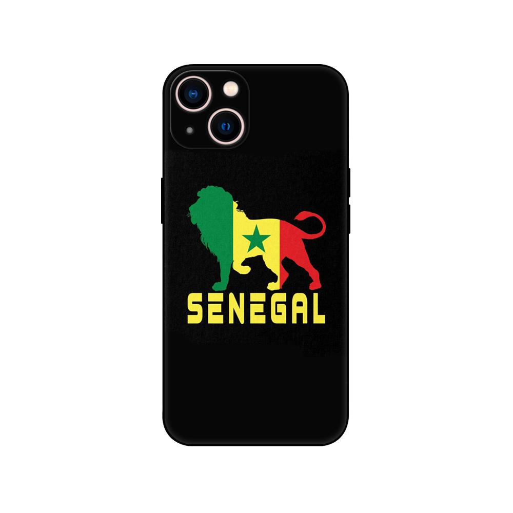 Black Tpu Case For OPPO A16 A16S A55 A94 F17 F19 Pro Reno 4 5 Lite 6 4G 5G senegal flag