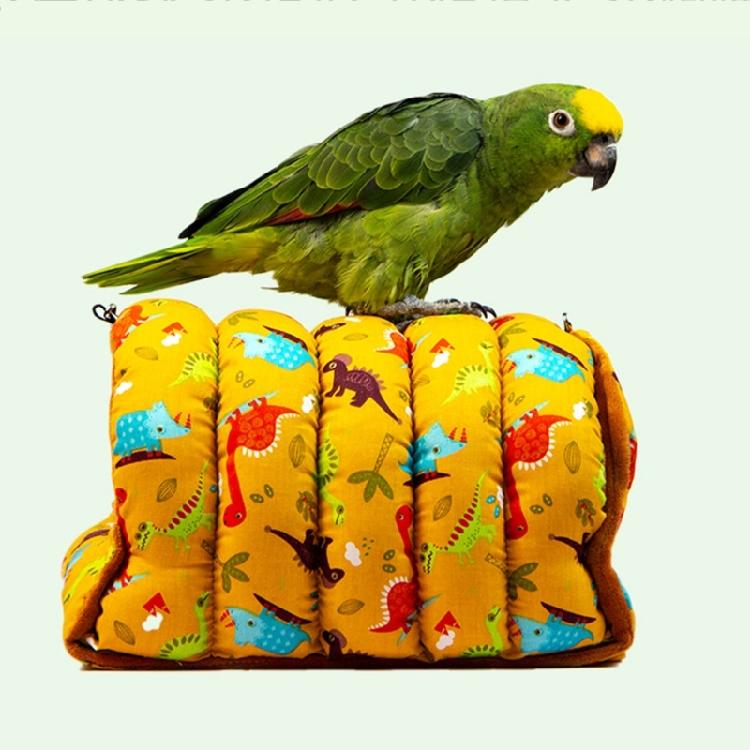 Fashion Pet Bird Parrot Cages Windproof Hammock Hut Tent Bed Hanging Cave