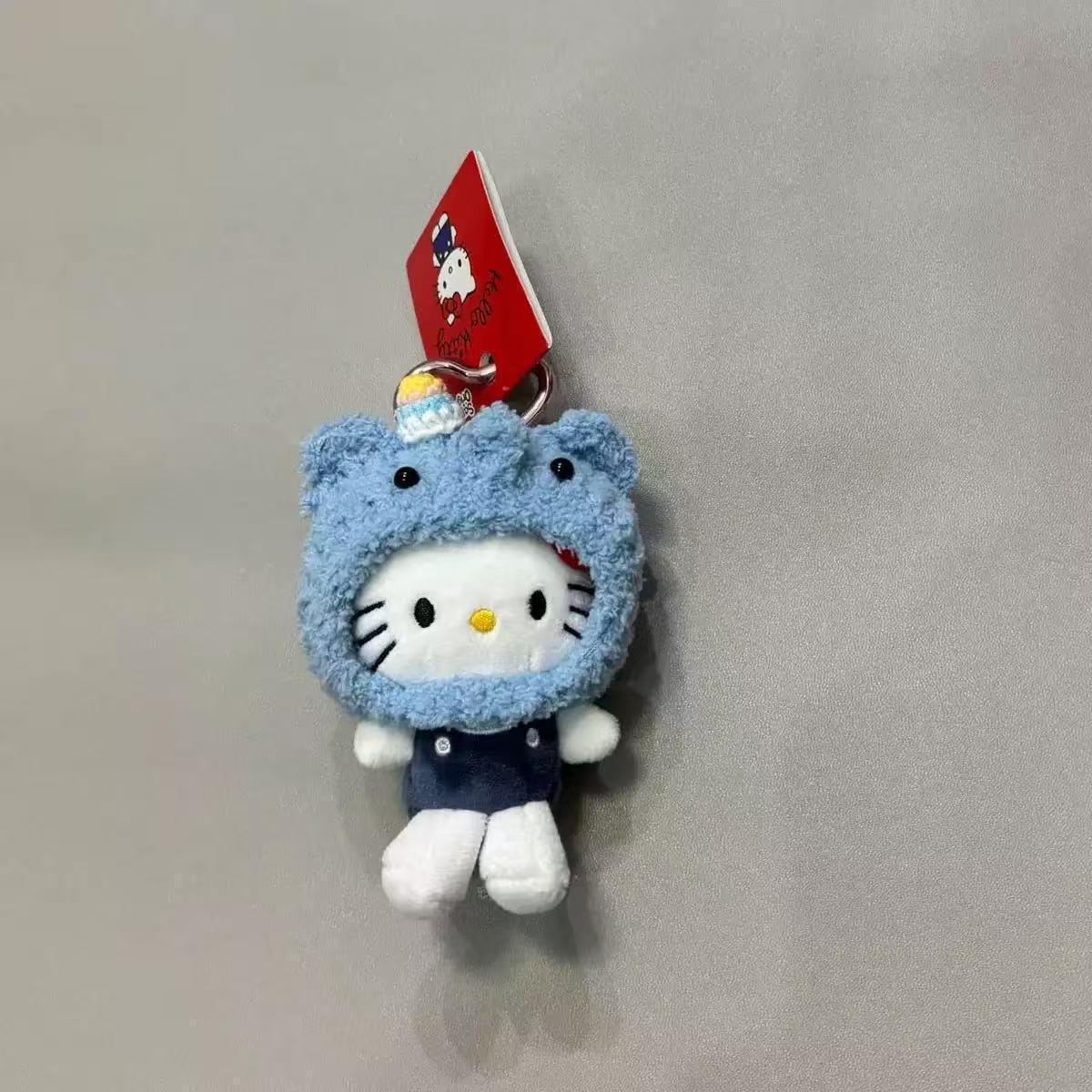 Плюшевая кукла Sanrio Hello Kitty Подарок - Милая шляпка-слон и подвеска-сумка